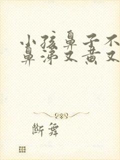 小孩鼻子不通气鼻涕又黄又粘吃什么药