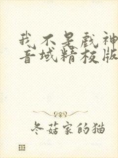 我不是戏神三九音域精校版下载封面