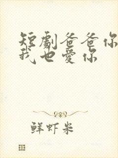 短剧爸爸你凶我我也爱你封面