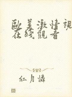 欧美激情视频 在线观看