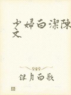少妇白洁陈三全文