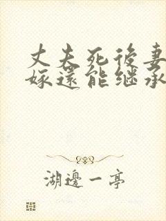 丈夫死后妻子改嫁还能继承丈夫的遗产吗