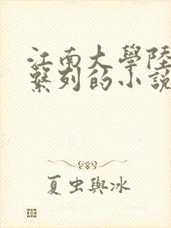 江南大学陆冰嫣系列的小说完整版封面