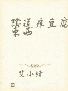 阴道痒豆腐渣样东西