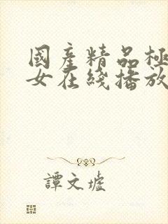 国产精品极品美女在线播放封面