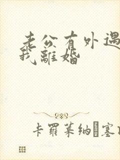 老公有外遇了逼我离婚