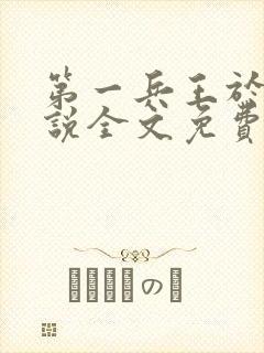 第一兵王于枫小说全文免费阅读