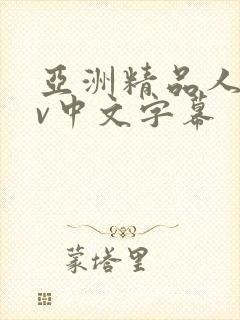 亚洲精品人妻av中文字幕