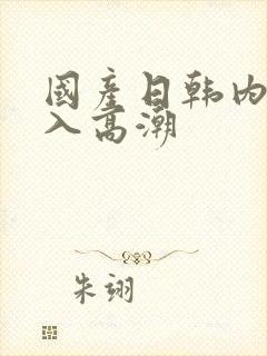 国产日韩内射后入高潮