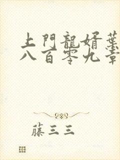 上门龙婿叶辰第八百零九章