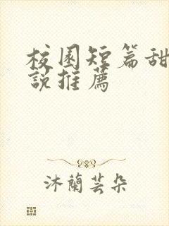 校园短篇甜宠小说推荐封面