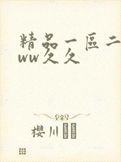 精品一区二区www久久封面