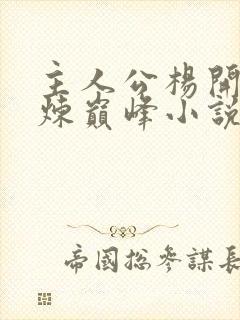 主人公杨开的武炼巅峰小说