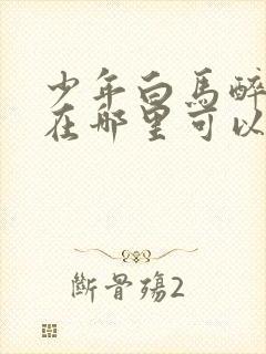 少年白马醉春风在哪里可以免费看