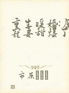 重生暖婚:厉少宠妻甜爆了