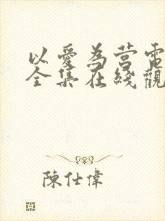 以爱为营电视剧全集在线观看免费