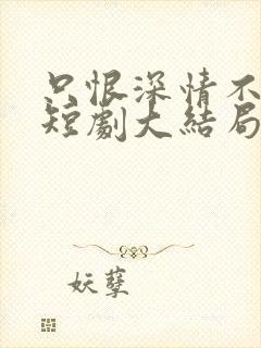 只恨深情不识鸢短剧大结局