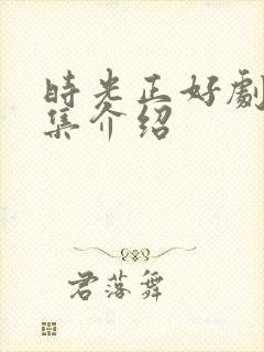 时光正好剧情分集介绍