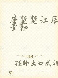 唐楚楚江辰最新章节