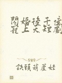 闪婚后千亿老公宠上天短剧免费