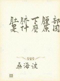 肚脐下腹部疼痛是什么原因