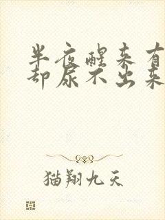 半夜醒来有尿意却尿不出来