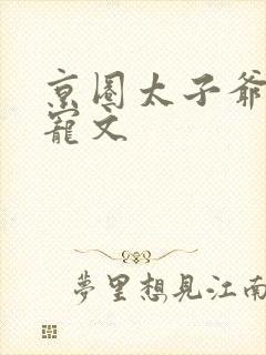 京圈太子爷高干宠文