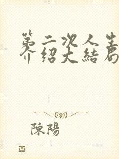 第二次人生剧情介绍大结局封面