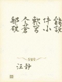 那个软件能看斗破苍穹小说