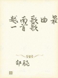 越南歌曲最火的一首歌