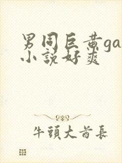 男同巨黄gay小说好爽