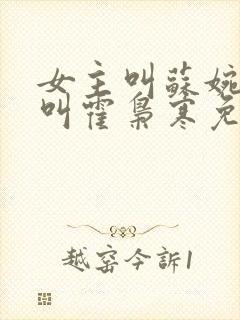 女主叫苏婉男主叫霍枭寒免费阅读