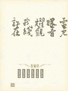 许我耀眼电视剧在线观看免费草民封面