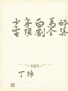 少年白马醉春风电视剧全集免费观看电视剧网