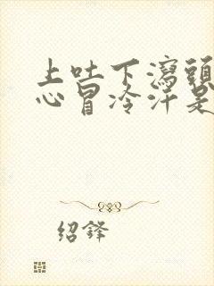 上吐下泻头晕恶心冒冷汗是怎么回事