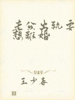 老公出轨要我不想离婚