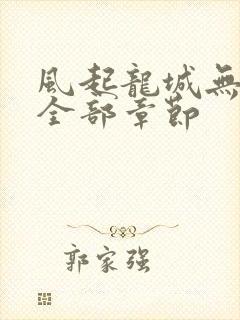 风起龙城无删减全部章节