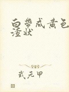 白带成黄色豆腐渣状