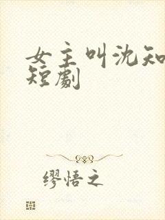 女主叫沈知意的短剧封面