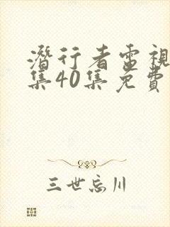 潜行者电视剧全集40集免费观看谍战迷