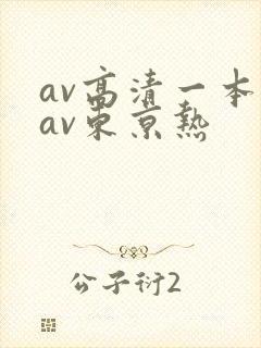 av高清一本夫av东京热