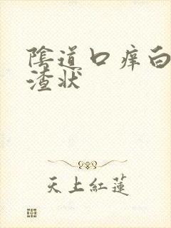 阴道口痒白带豆渣状