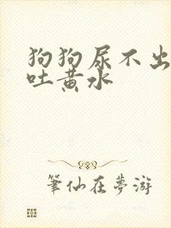 狗狗尿不出尿还吐黄水