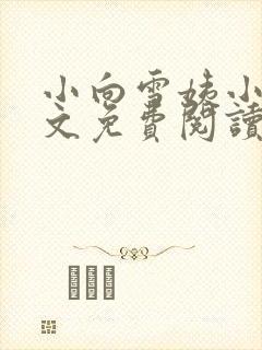 小向雪姨小说全文免费阅读最新章节封面