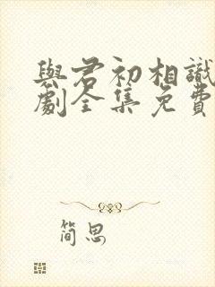 与君初相识电视剧全集免费观看完整版