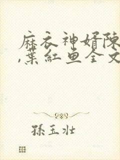 麻衣神婿陈黄皮,叶红鱼全文免费txt下载封面