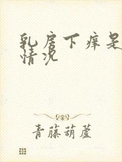 乳房下痒是什么情况封面