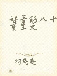 好看的八十年代重生文