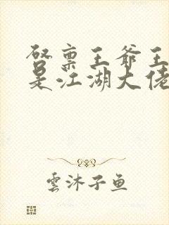 启禀王爷王妃她是江湖大佬