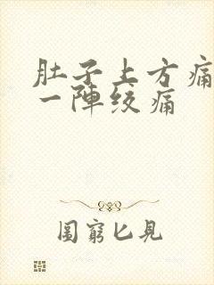 肚子上方痛一阵一阵绞痛